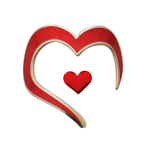 Gepinke for Mountain Bike Head Badge Decals Stickers BMX Foldable Bike Frame Sticker (DE Rosee(Red))