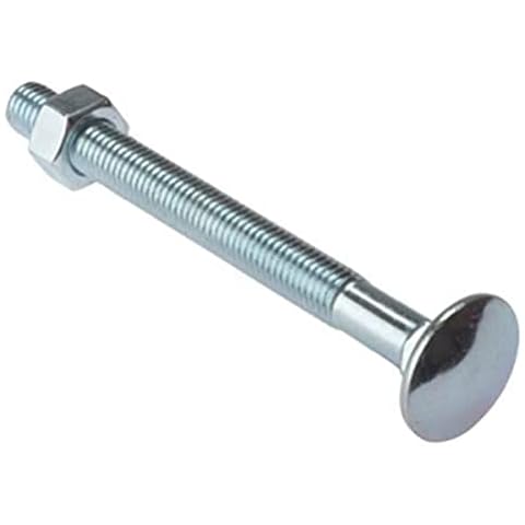 Merriway Zinc Plated Carriage Bolts and Nuts Cover
