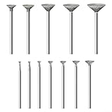 Steinschnitzerei-Set, 12-teilig, Schmirgelfrässtifte für Drehwerkzeuge mit 2,35 mm und 3 mm Schaft, Poliersets für Glas, Edelsteine, Fliesen, Fiberglas R