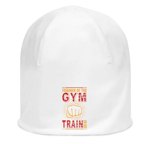 Bonnet élastique blanc Train Or Die pour stopper la transpiration durant l'effort
