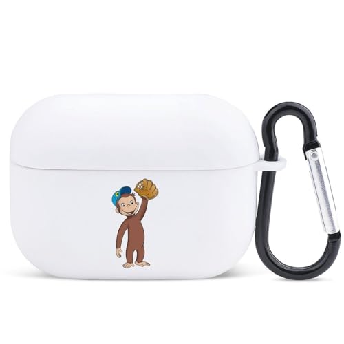 ������̃W���[�W AirPods Pro �P�[�X (2023/2022/2019)�p AirPods Pro ��2����/�P�[�X AirPods Pro2 �L�[�`�F�[���t�� TPU�J�o�[ [�h�o&�ϏՌ���] �����[�d�\