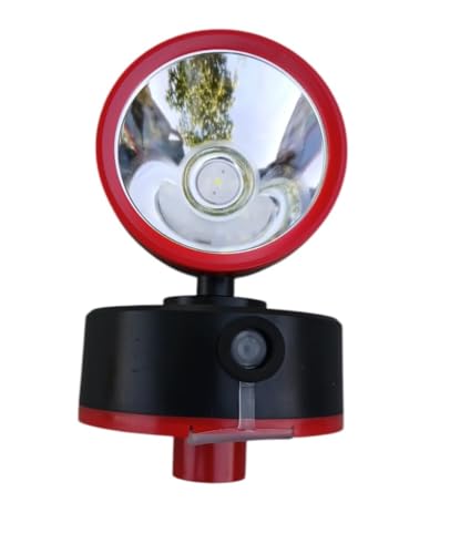 Image of 50W Rechargeable LED Torch Light, 360� Rotating Head, 4500mAh Battery, 20 Hours Runtime, for Crop Protection from Wild Animals