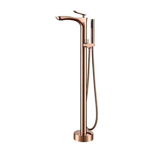 Kayla Freestanding Tub Filler with Hand-Shower