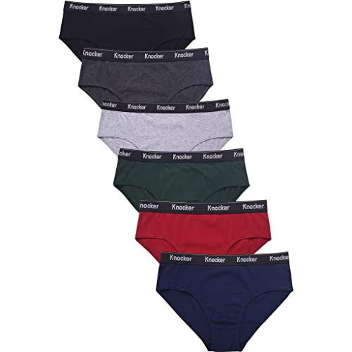 Knocker Mens Bikini Briefs Boxer Underwear T-Band (6 Pack)