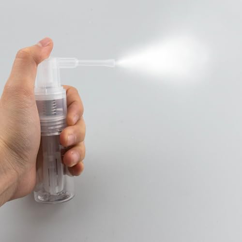 Image of 2 Pcs Glitter Duster Sprayer, Clear Craft Glitter Spray Bottle, Multi-Purpose Empty Plastic Spray Bottle Portable 35ml Bottle for Craft Scrapbooking Card Making