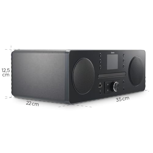 Radio numérique DAB+ Bluetooth Hama lecteur CD intégré poste radio FM stéréo port USB - 3