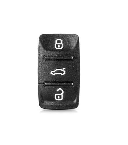 POMPOMPUR Clavier De Voiture 3 Boutons pour VW pour Golf 7 4 5 Mk4 6 pour S&Koda pour Octavia pour Seat pour Leon pour Ibiza pour Altea Coque de clé de...