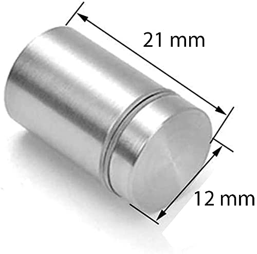 4x Distanziatori In Vetro/Acrilico 20x12mm - Con Viti Per Montaggio Pubblicitario E Decorativo - Foto 11