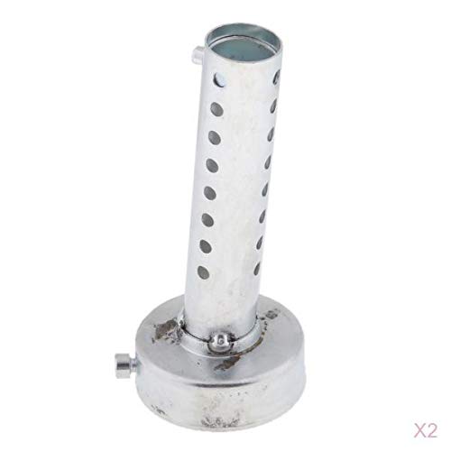Kesoto 2 x 60mm Silver Stainless Steel Motorcycle Exhaust Can Muffler Insert Baffle DB Killer Silenc