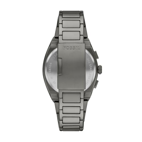 Image of Fossil Men's Everett Quartz Stainless Steel Watch, Three-Hand Watch for Men