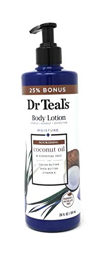 Dr Teal's Body Lotion - Nourishing Coconut Oil - 20 oz Bonus Size