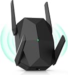 2026 AX3000 WiFi 6 Extender Signal Booster, Multi-Link Connectivité Internet Extendeur WiFi Booster pour la maison, double bande longue portée WiFi Répéteur, jusqu'à 19000 Ft., Installation facile, Support 100+ Dispositifs