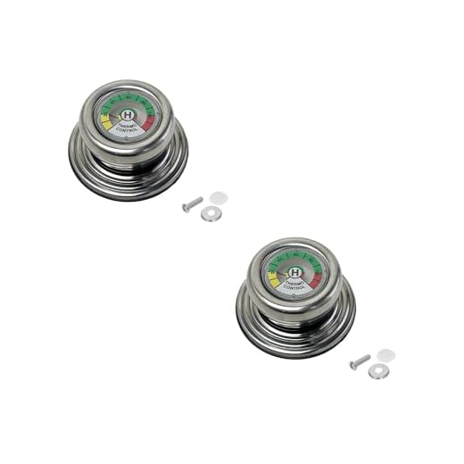 2 maniglie con coperchio per pentole e padelle Amc, coperchio per pentole con termometro e manico di ricambio per pentola a pressione