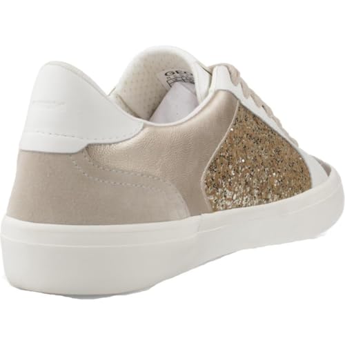 Geox Baskets en Cuir d'une finition dorée d'exception modèle Emmeleny - 3