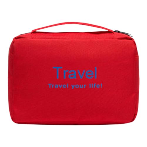 Toiletry Bag Travel Organizer - Waterproof Hygiene Bag | Travel Toiletry Carry Tote Folding Organizer | Reusable Water-resistant