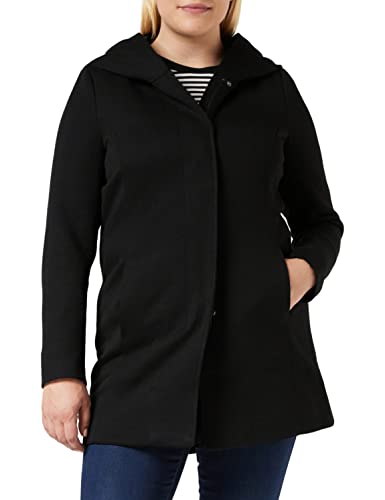 ONLY Damen Mantel Jacke Sedona Light Coat Parka Übergang Frühling (XL, schwarz (Black))