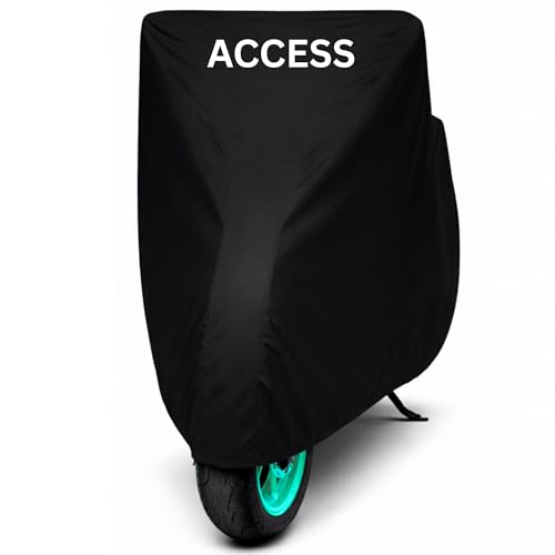 Image of Premium Scooty Cover for Access 125, Drum, Disc, Special Edition, Ride Connect, Access All Model fit 100% Waterproof - Ultra-Shield & All Weaather Protection for All Scooter Bike Cover