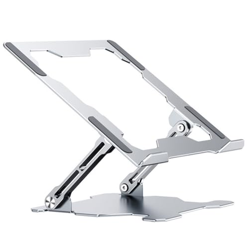 Base Ajustable de Metal para Portátil Plata