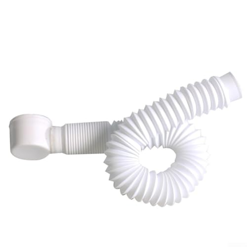 Tube de vidange de baignoire de rechange en plastique ABS pour kit de salle de bain à domicile - Assemblage de vidange rétractable - Matériau résistant au...
