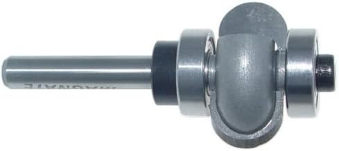 Magnate 6003 Flute Cutting Router Bits - 1/4" Radius; 1/4" Cutting Depth; 1/4" Shank Diameter