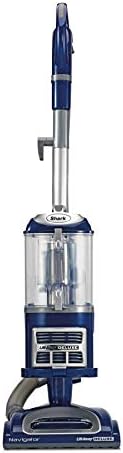 Shark NV360 Navigator Lift-Away Deluxe Aspiradora vertical con gran capacidad para el polvo, filtro HEPA, dirección giratoria, herramienta para tapicería y herramienta para rincones, azul