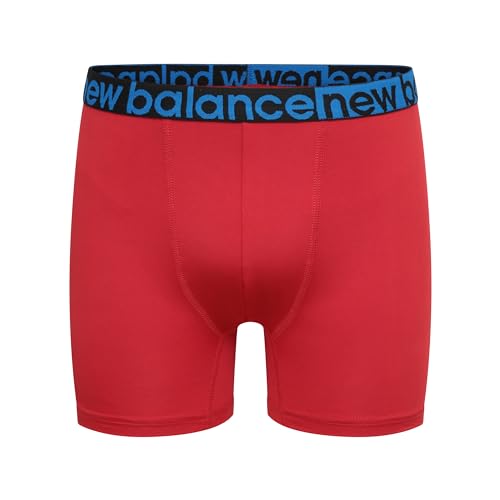 New Balance Boys' 3.5" Underwear, Performance Boxer Briefs (4 Pack)4