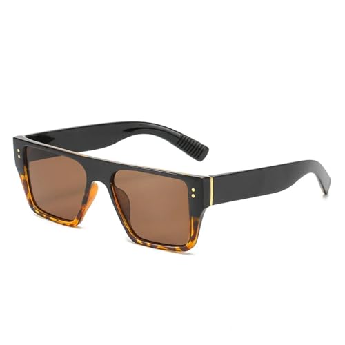 Lunettes de soleil pour femmes rectangulaires vintage protection solaire UV400
