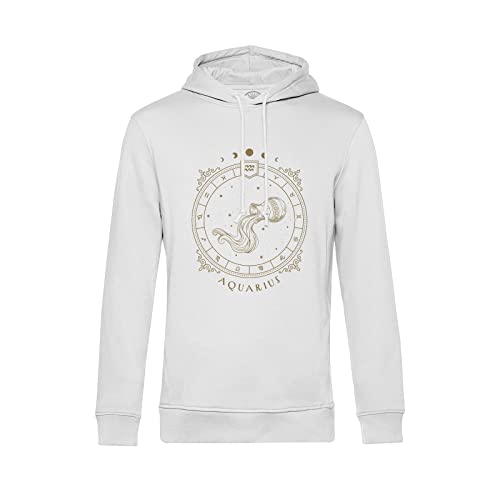 Sweat à Capuche Aquarius Sign Motif Céleste et Cartomancie Vintage