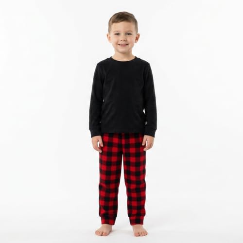 Image of Toddler Boys Warm Fleece Lined Microfleece Pants, 2-6 Years