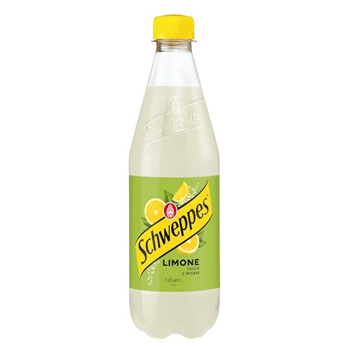 Schweppes, Bevanda Gassata al Limone, Gusto Fresco e Agrumato, 500 ml, Perfetta per Aperitivi e Cocktail, Bevanda Dissetante dal Gusto ricco e Biilanciato