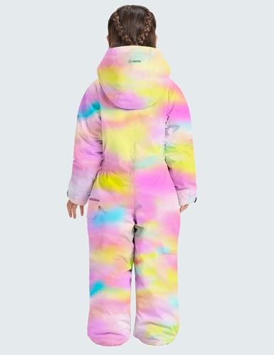 Image of GEMYSE Kids One Pieces Ski Suits Jumpsuits Boys Girls' Winter Outdoor Snowboarding Waterproof Snowsuits