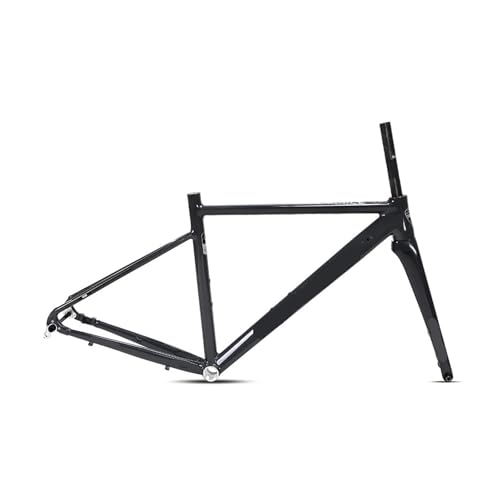 Genérico Bicicleta de Carretera con Cuadro Aluminio, Frenos Disco, Tallas 46, 48, 50 y 52 cm(Black)