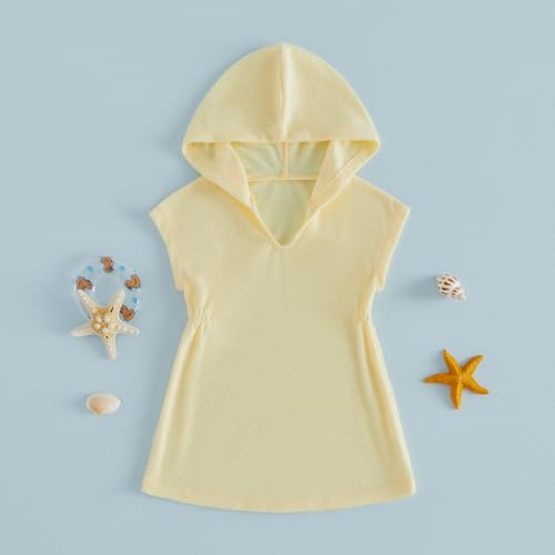 Image of Toddler Little Girl Swim Cover Up Beach Towel Coverup Bathing Suit Cover Ups Swimsuit Summer Baby Beach Essentials