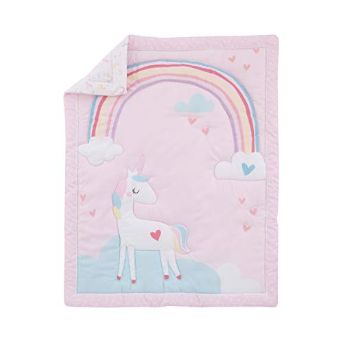 unicorn mini crib bedding