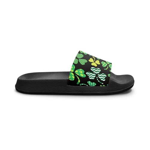 Image of Boy & Girls Slide Sandals Kids Shower Shoes Non Slip Summer Slippers Beach Sandals