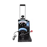 MR.R Heat Press Machine,Curved Element Cap Press Clamshell Design Heat Press for Hats,Baseball Cap with Digital LCD Timer and Temperature Control
