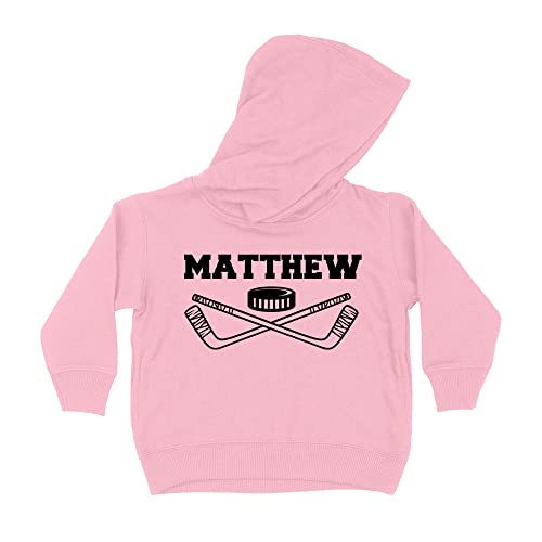 Hockey Matthew Kids Hoodie Sweatshirt Toddler 5T Light Pink
