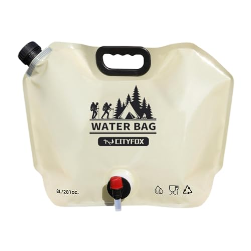 Bidón de agua plegable – Portabotellas de agua Camping | Bolsas portátiles para tanque de agua con un diseño que ahorra espacio, bolsas de almacenamiento de agua gruesa para acampar al aire libre