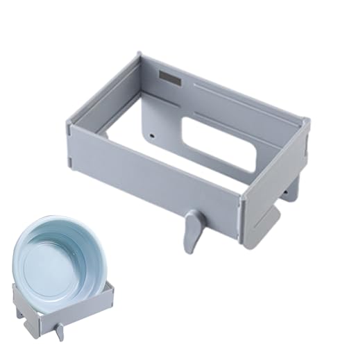 Supporto per sacco della spazzatura sopra l'armadietto – Portaspazzatura montato a parete, leggero e facile da montare, finitura liscia, design compatto stabile | borse magliette esterno, cucina, disp