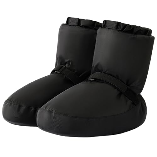 Chaussons d'échauffement danse légers pour éviter les pieds froids au ballet