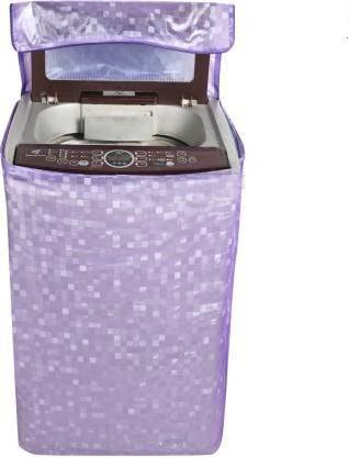 Fabfurn Washable & Dustproof Small Check Design Top Load Fully Automatic Washing Machine Cover (Purple) (Suitable for 6 Kg, 6.5 kg, 7 kg) Fabfurn Washable & Dustproof Small Check Design Top Load Fully Automatic Washing Machine Cover (Purple) (Suitable for 6 Kg, 6.5 kg, 7 kg)