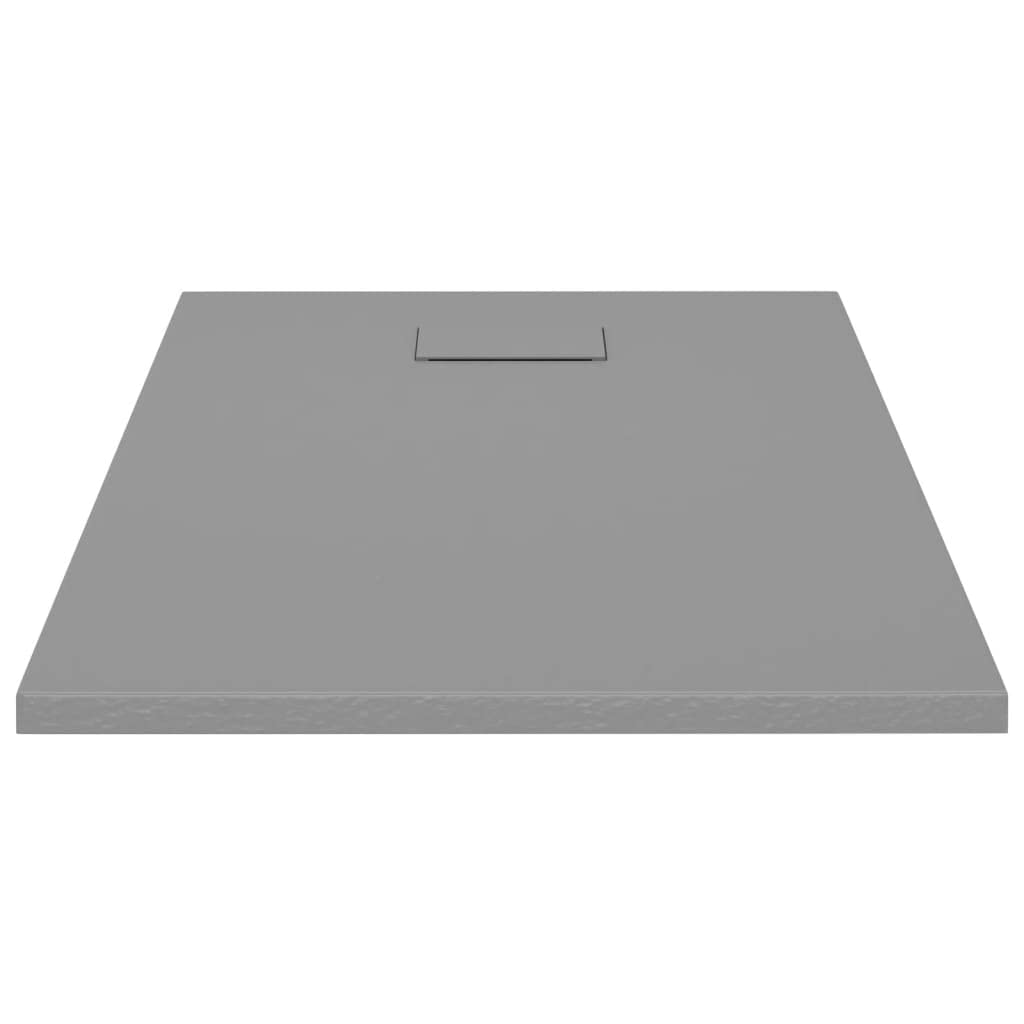 INLIFE Plato de ducha SMC gris 100 x 70 cm, 9,2 kg, 148934