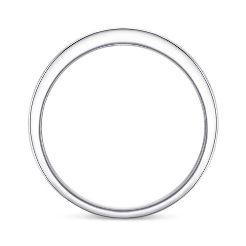 14K Gold Moissanite Wedding Ring 2mm Stacking Rings 14K Yellow Gold Moissanite Eternity Wedding Band for Women3