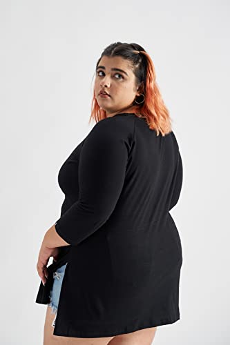 Image of Spirit Animal Plus Size Tshirts for Women | Casual Tshirts for Women | Tshirts for Women Workout, Gym, Running | Yoga Tshirt | Sweat Wicking Fabric | Relaxed Fit | Quick Dry