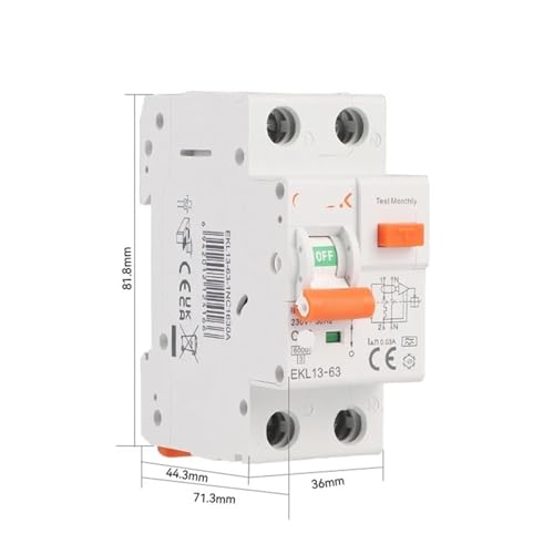 Disjoncteur 6kA type A DPN EKL13 conformité électrique