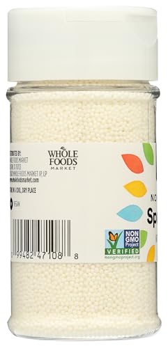 Image of 365 by Whole Foods Market, White Nonpareils Sprinkles, 3.15 Ounce
