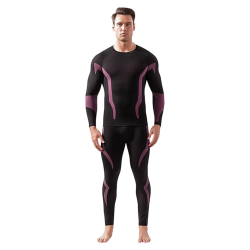 Ensembles thermiques homme legging gothique et survetement de sport respirant