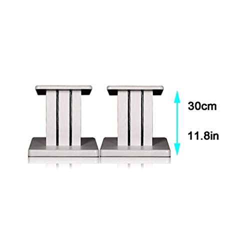 BXYXJ Supporti Casse Acustiche - 2 Pezzi Altezza 5.9-35.4in (Altoparlanti Non Inclusi), Mettere in Sabbia for assorbire Gli Urti, Ideale for la casa Audio e Video Sistemi (Size : 30cm)