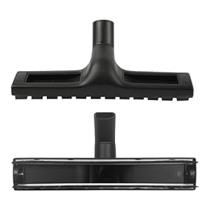 Central Technology Systems 305mm Wide Universal Vacuum Hard Floor Brush Tool - 32mm Fit for Numatic Henry, Hetty, Vax, Hoover & More - Durable Replacement Nylon Brush Attachment Head with Wheels