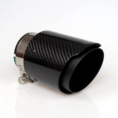 Tuyaux d'échappement voiture universel carbone mat 60mm 89mm compatible BMW E46